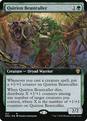 Quirion Beastcaller (417) [Dominaria United] [Extended Art]
