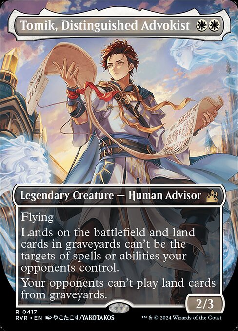 Tomik, Distinguished Advokist (417) [Ravnica Remastered] [Borderless]
