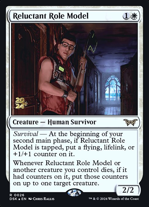 Reluctant Role Model (26s) [Duskmourn: House of Horror Promos]