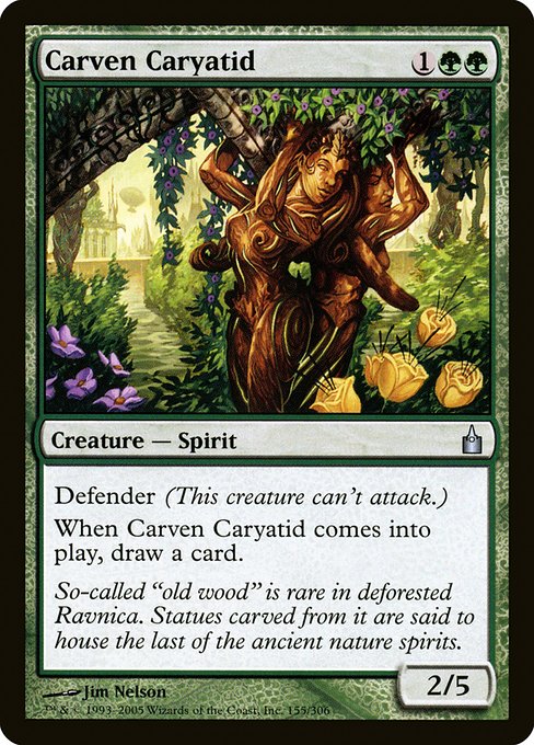 Carven Caryatid (155) [Ravnica: City of Guilds]