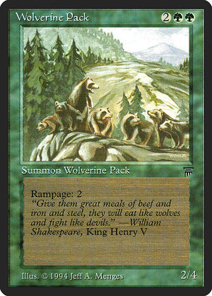 Wolverine Pack (214) [Legends]