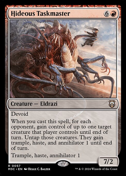 Hideous Taskmaster (57) [Modern Horizons 3 Commander]