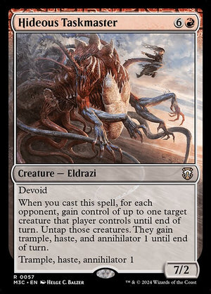 Hideous Taskmaster (57) [Modern Horizons 3 Commander]