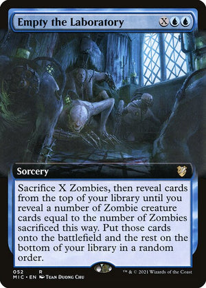 Empty the Laboratory (52) [Midnight Hunt Commander] [Extended Art]