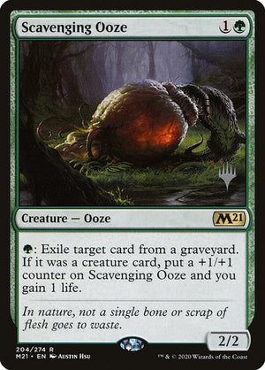 Scavenging Ooze (204p) [Core Set 2021 Promos]