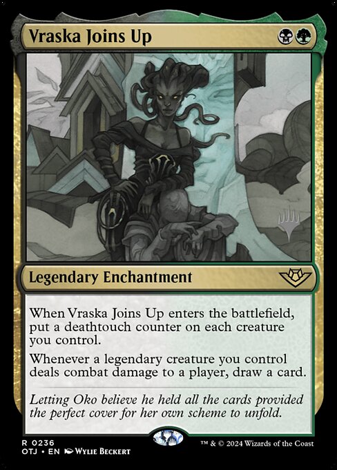 Vraska Joins Up (236p) [Outlaws of Thunder Junction Promos]