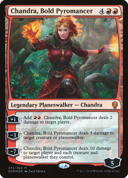 Chandra, Bold Pyromancer (275) [Dominaria]