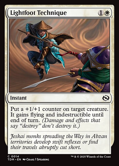 Lightfoot Technique (14) [Tarkir: Dragonstorm]