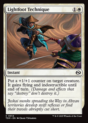 Lightfoot Technique (14) [Tarkir: Dragonstorm]