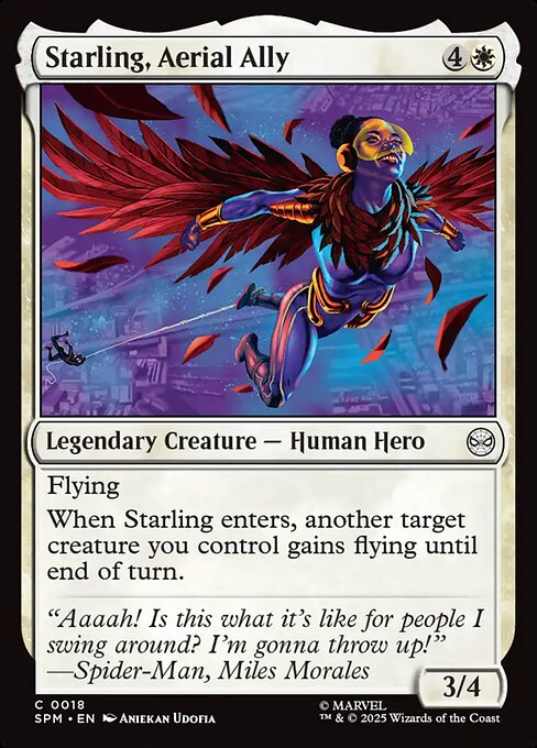 Starling, Aerial Ally (18) [Marvel's Spider-Man]