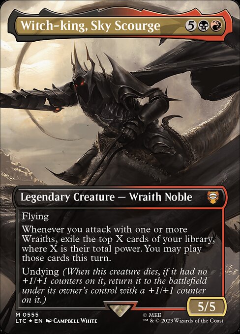 Witch-king, Sky Scourge (555) [Tales of Middle-earth Commander] [Borderless]