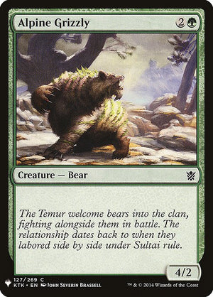 Alpine Grizzly (KTK-127) [The List]
