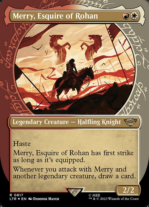 Merry, Esquire of Rohan (817) [The Lord of the Rings: Tales of Middle-earth] [Showcase, Borderless]