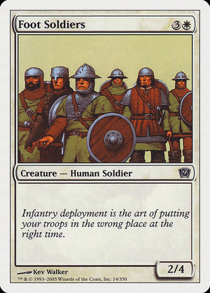 Foot Soldiers (14) [Ninth Edition]