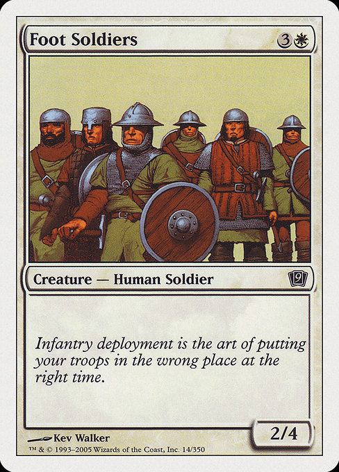 Foot Soldiers (14) [Ninth Edition]