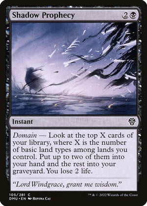 Shadow Prophecy (105) [Dominaria United]