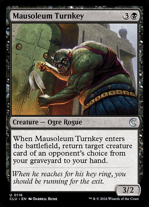 Mausoleum Turnkey (116) [Ravnica: Clue Edition]
