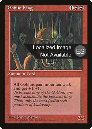 Goblin King (198) [Fourth Edition Foreign Black Border]