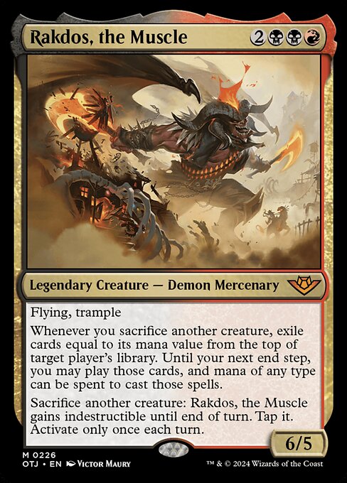 Rakdos, the Muscle (226) [Outlaws of Thunder Junction]