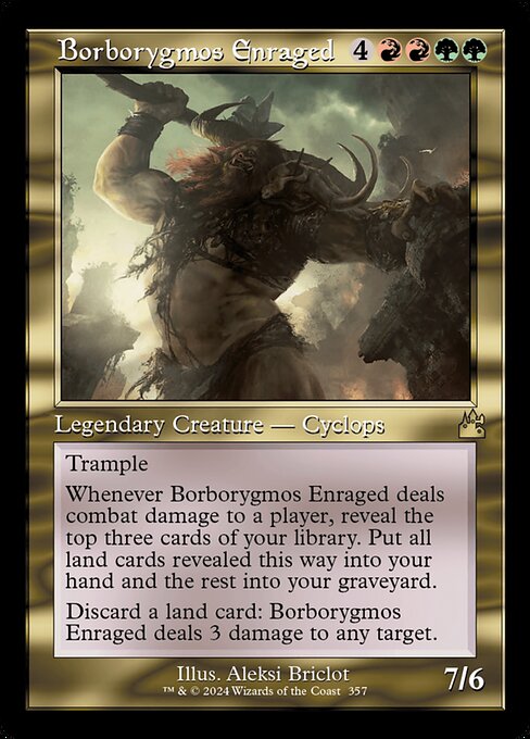Borborygmos Enraged (357) [Ravnica Remastered]