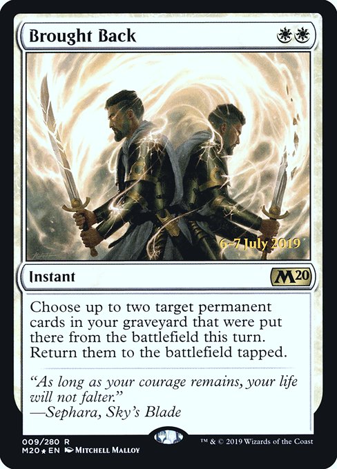 Brought Back (9s) [Core Set 2020 Promos]