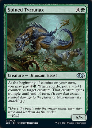 Spined Tyrranax (26) [Foundations Jumpstart]