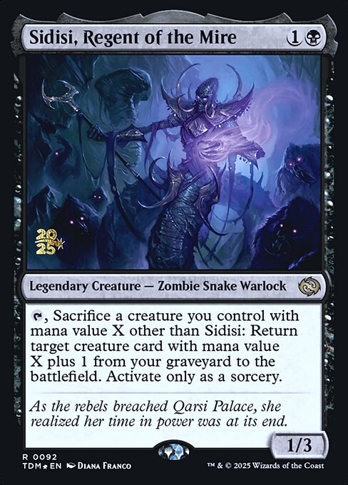 Sidisi, Regent of the Mire (92s) [Tarkir: Dragonstorm Promos]