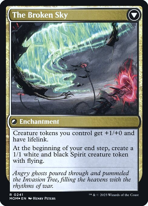 Invasion of Tolvada // The Broken Sky (241s) [March of the Machine Promos] Reverse