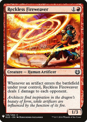 Reckless Fireweaver (KLD-126) [The List]