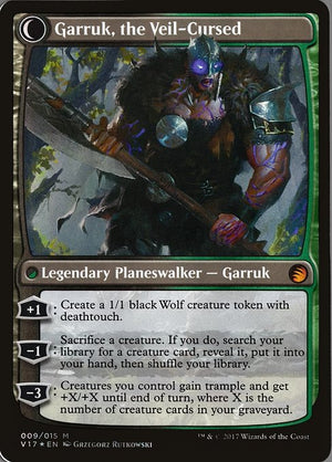 Garruk Relentless // Garruk, the Veil-Cursed (9) [From the Vault: Transform] Reverse