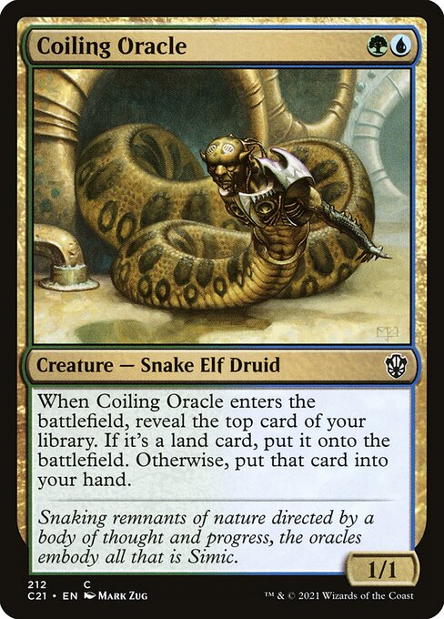 Coiling Oracle (212) [Commander 2021]