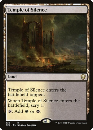 Temple of Silence (325) [Commander 2021]