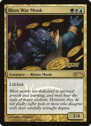 Rhox War Monk (6) [Friday Night Magic 2011]
