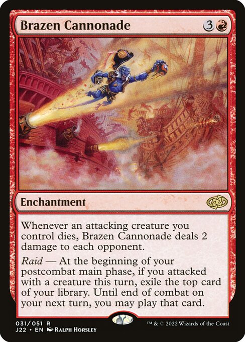 Brazen Cannonade (31) [Jumpstart 2022]