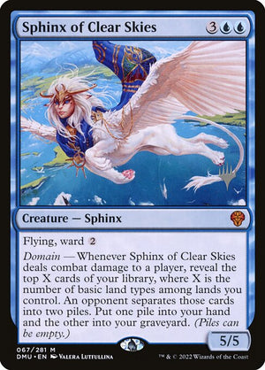 Sphinx of Clear Skies (67p) [Dominaria United Promos]