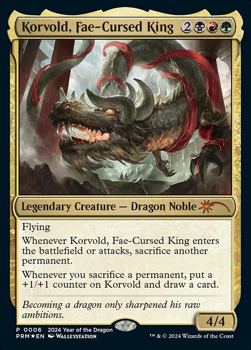 Korvold, Fae-Cursed King (6) [Year of the Dragon 2024]