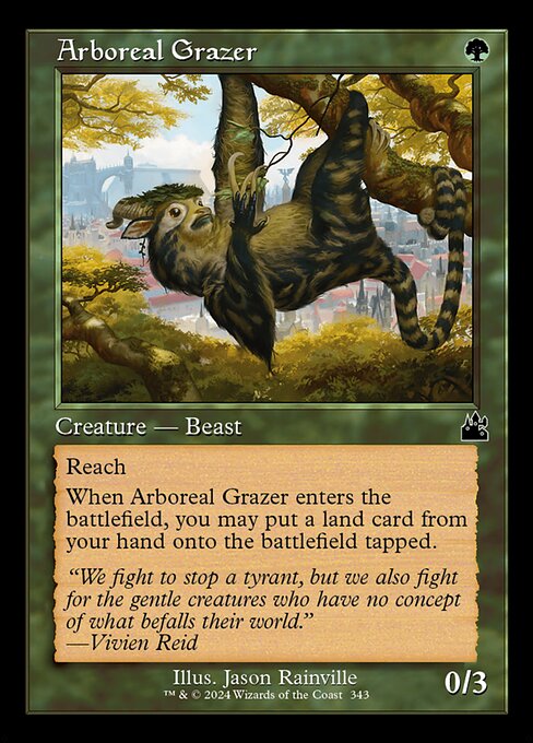 Arboreal Grazer (343) [Ravnica Remastered]