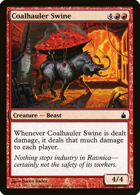 Coalhauler Swine (119) [Ravnica: City of Guilds]