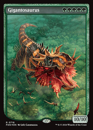 Gigantosaurus (Full Art) (718) [Foundations]