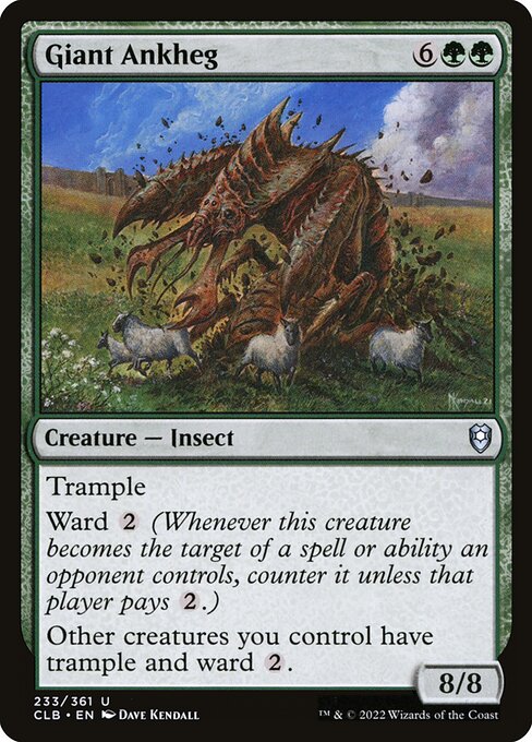 Giant Ankheg (233) [Commander Legends: Battle for Baldur's Gate]
