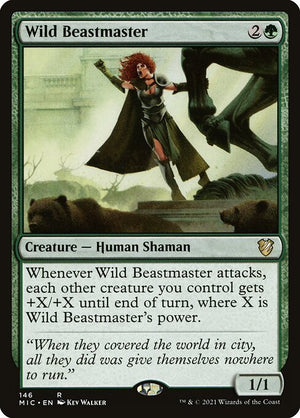Wild Beastmaster (146) [Midnight Hunt Commander]