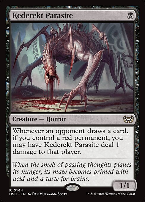 Kederekt Parasite (144) [Duskmourn: House of Horror Commander]