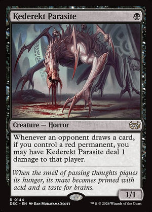 Kederekt Parasite (144) [Duskmourn: House of Horror Commander]