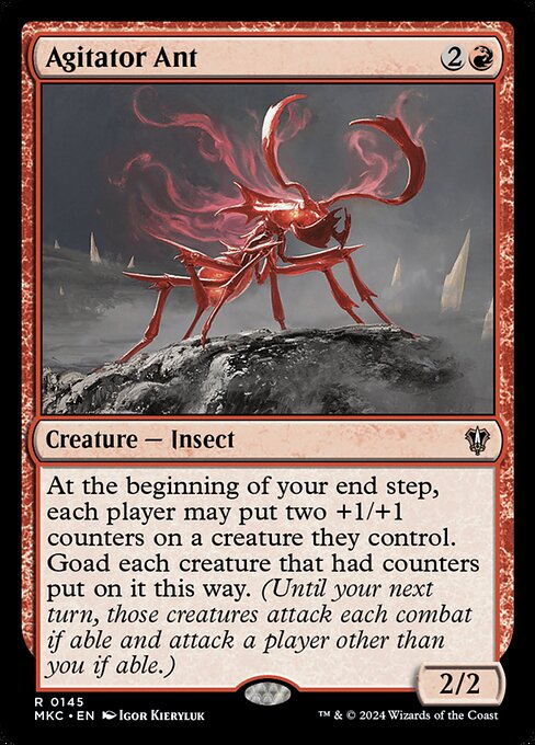 Agitator Ant (145) [Murders at Karlov Manor Commander]