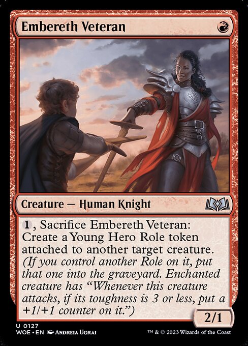 Embereth Veteran (127) [Wilds of Eldraine]