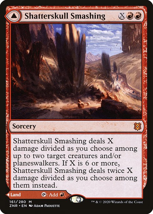Shatterskull Smashing // Shatterskull, the Hammer Pass (161) [Zendikar Rising]