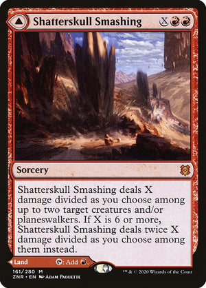 Shatterskull Smashing // Shatterskull, the Hammer Pass (161) [Zendikar Rising]