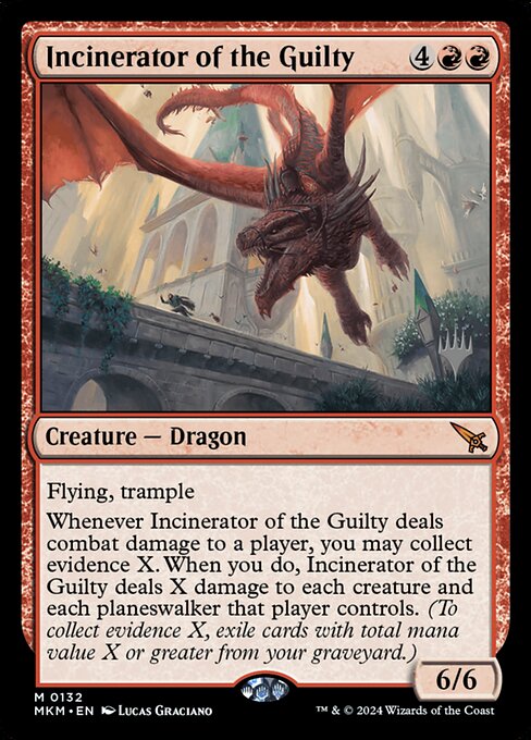 Incinerator of the Guilty (132p) [Murders at Karlov Manor Promos]