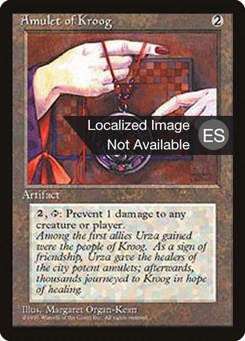 Amulet of Kroog (293) [Fourth Edition Foreign Black Border]