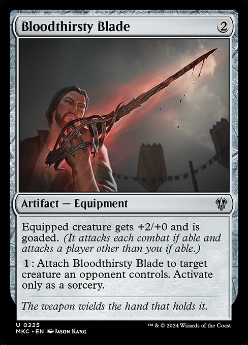 Bloodthirsty Blade (225) [Murders at Karlov Manor Commander]